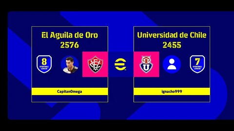 EFOOTBALL: EL AGUILA DE ORO vs UNIVERSIDAD DE CHILE | Entretenimiento Digital 3.0