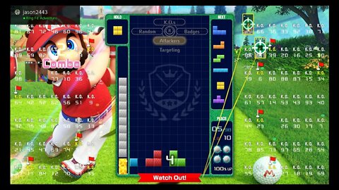 Tetris 99 - Daily Missions #26 (7/9/21) - 22nd Maximus Cup: Mario Golf Super Rush Theme