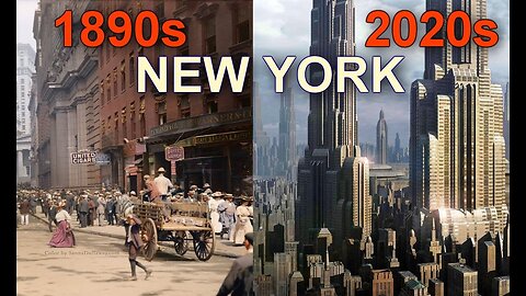 1890s 2020s Spectacular New York City in Color | New York City | #newyork #us #bigapple