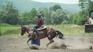 Mercedes Wilson goes to the rodeo