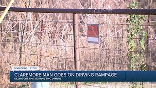 Claremore man goes on driving rampage