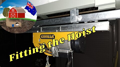 Installing the hoist for the tunnel dig. Ep13