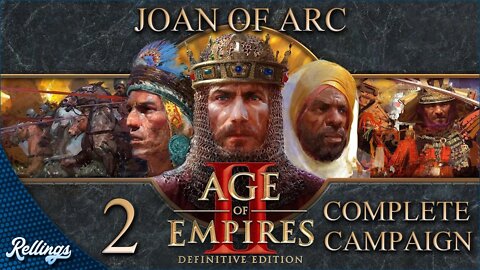Age of Empires 2: Definitive Edition (PC) Joan of Arc | Full Campaign (No Commentary)
