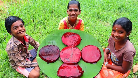 5 GOAT BLOOD FRY | Mutton Blood Fry Cooking and Eating | Aattu Ratha Poriyal | Village Fun Cooking