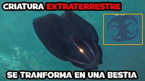 Una extraña criatura extraterrestre, se metamorfosea en una bestia #extraterrestre