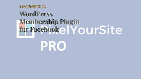 WordPress Membership Plugin for Facebook