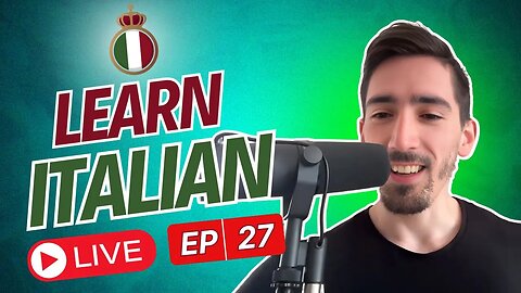 Learn Italian LIVE #27 | Una ragazza pensierosa