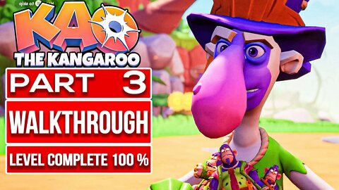 KAO THE KANGAROO Gameplay Walkthrough PART 3 No Commentary (Level Complete 100%, All Collectibles)