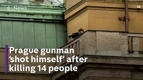 Prague gunman shot himself after killing 14 people at university, say police