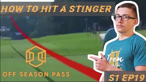 How to hit a LOW/STINGER shot in GOLF | S1 Ep19 OFF SEAON PASS