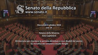 🔴 20ª Giornata per ricordare le persone decedute o rese disabili dai vaccini (04/10/2023)