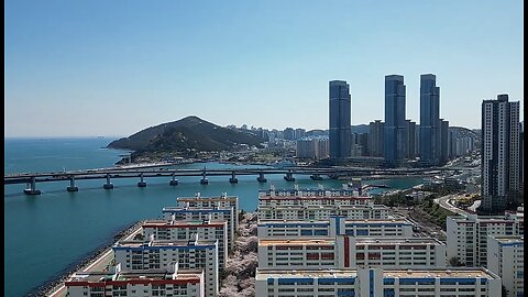 Aerial Cherry Blossom Tour of Busan, Korea in 4K🇰🇷