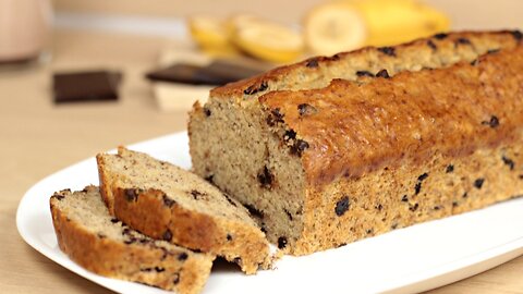 Chocolate Chip Banana Bread Recipe. Deliciously Moist and Easy to Make.