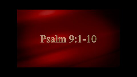 Psalm 9:1-10
