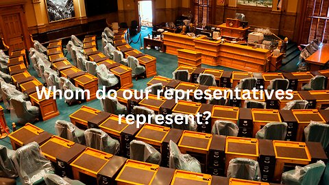 Whom do our representatives represent?