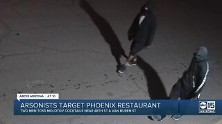 Police searching for arsonists who attacked Phoenix Bread and Honey House restaurant