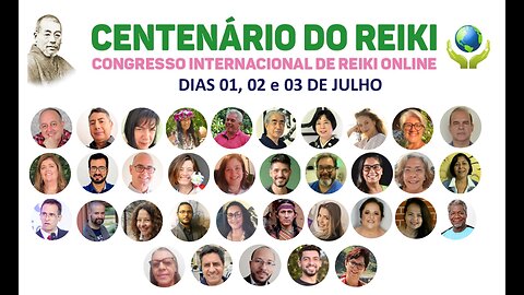 Centenário do Reiki, congresso online, Palestra do Mestre Guido 3/7/2023