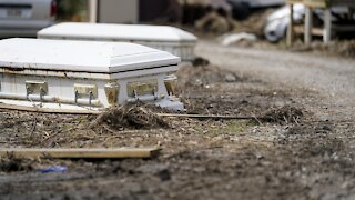 Caskets Remain Displaced More Than A Month After Hurricane Ida