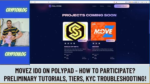 Movez IDO On Polypad - How To Participate? Preliminary Tutorials, Tiers, KYC Troubleshooting!