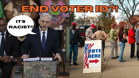 AG Garland announces Biden white house wants to DESTROY voter ID laws across the country!!