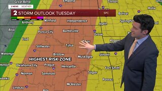 More storms possible later Tuesday