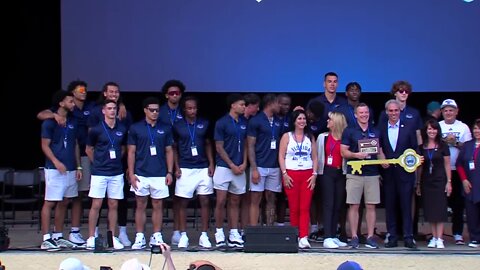 Celebration held in Boca Raton for FAU basketball team after historic Final Four season