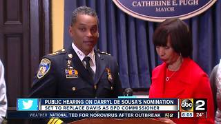 City Council holding televised confirmation hearing for Police Commissioner De Sousa