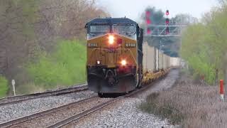 CSX W841 Military Train from Sterling, Ohio April 17, 2021