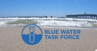 Students testing water at local beaches