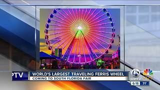 Largest traveling Ferris wheel coming to South Florida Fair