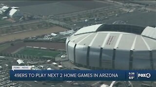49ers playing in Arizona