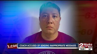 Oklahoma coach accused of sending inappropriate messages