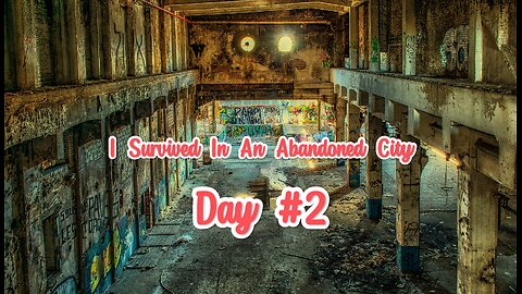 I Survived 7 Days In An Abandoned City || Day #2