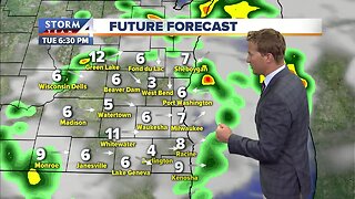 Storms move in Tuesday afternoon
