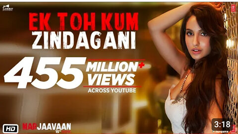 Marjaavaan__Ek_Toh_Kum_Zindagani_Video___Nora_Fatehi___Tanishk_B,_Neha_K,_Yash_N