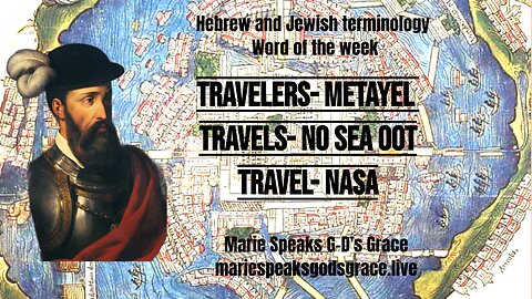 Hebrew And Jewish Terminology Word Of The Week- Travlers-Metayel, Travel-Nasa, And Travels-Noseoot