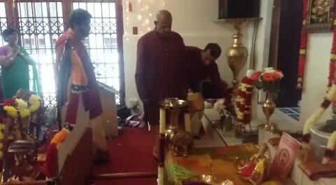 SOUTH AFRICA - Cape Town - Sri Siva Aalayam 40th Anniversary celebrations and sod turning in Athlone (cell phones videos) (VSX)