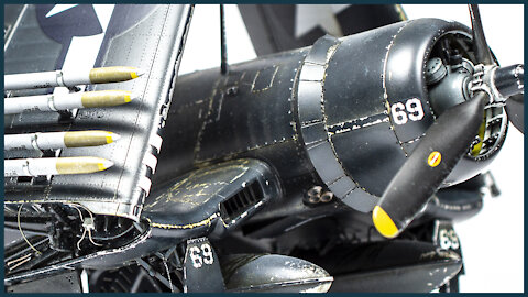 Tamiya Corsair F4U-1D 1/48 - plastic scale model build