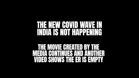 Man films inside Indian hospital, showing it seemingly empty During Current 2nd Wave