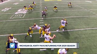 Michigan's Kwity Paye returning for senior season in 2020