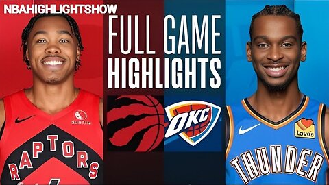 Oklahoma City Thunder vs Toronto Raptors Full Game Highlights | Feb 4 | 2024 NBA Season