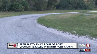 Teen in stolen car out of Port Charlotte killed in North Port crash