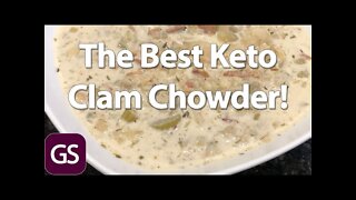 The BEST Keto Clam Chowder