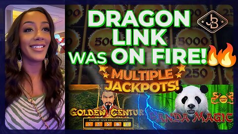 These Dragon Link Slots were on Fire 🔥 Multiple Slot Bonus Games and Jackpots! ⭐️