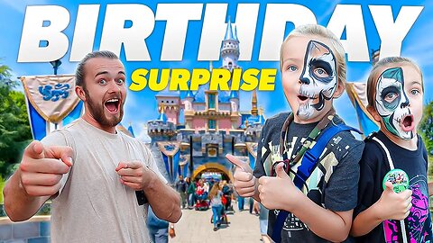 Surprise Birthday At Disneyland