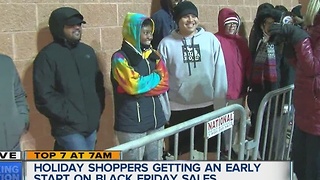 Holiday shoppers getting an early start on Black Friday sales
