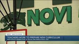Teachers work to prepare new curriculum