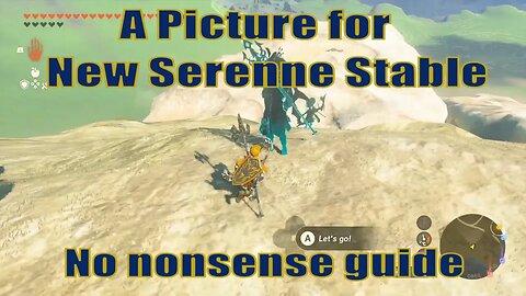 A Picture for New Serenne Stable Side quest guide - Hyrule Plain | Zelda TOTK