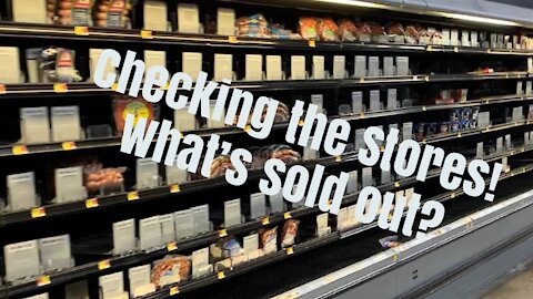 Checking the Stores - What’s out of stock?