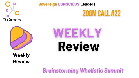 22. The Collective Weekly Review - Brainstorming Wholistic Summit